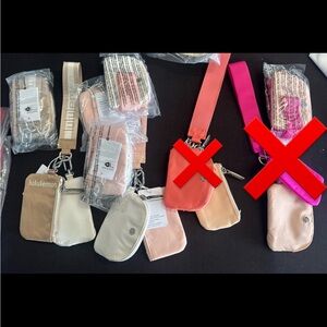 Dual pouch lululemon wristlet. Ask for availability before purchase thank you